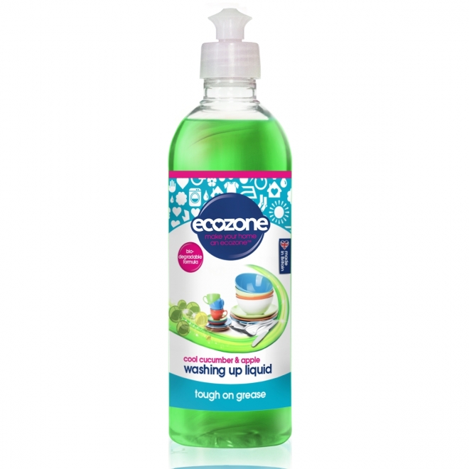 Solutie pentru spalat vase cu castravete si mar Ecozone – 500 ml driedfruits.ro/ Igienizant & Detergenti ECO